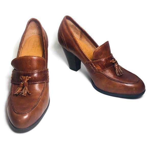 tassel loafer heels
